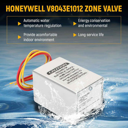 V8043e1012 Zone Valve Replacement for honey-well Motor V8043E Series,40003916-02