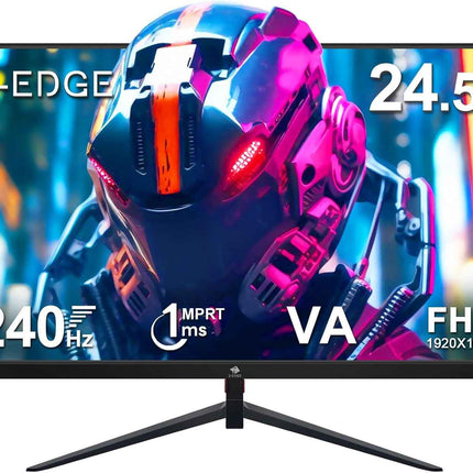 Z-Edge 24.5" Gaming Monitor, Z-Edge UG25I FHD 1920x1080 240Hz Gaming Monitor, 1m