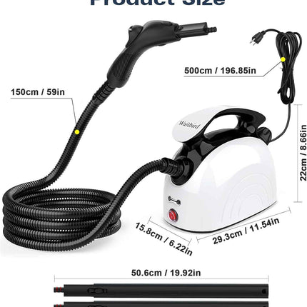 Steam Cleaner, Multipurpose PowerfulSteamer with 21 Accessories, PortableHandhel