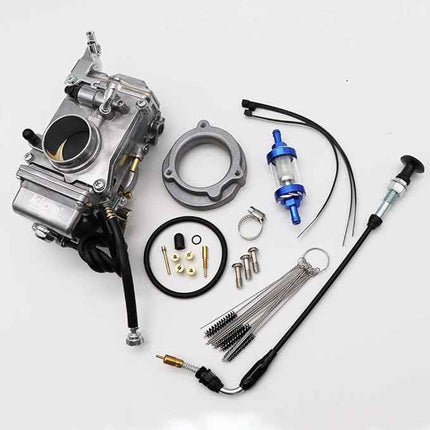 KIPA Carburetor For Mikuni HSR42 HSR 42mm Fit Evo Evolution Twin Cam Glide Dyna