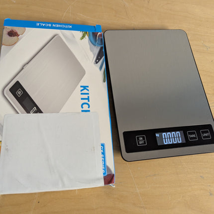 Digital Kitchen Scale 22lb/10kg Rechargeable Food Kitchen Scale with 0.04oz/1g D