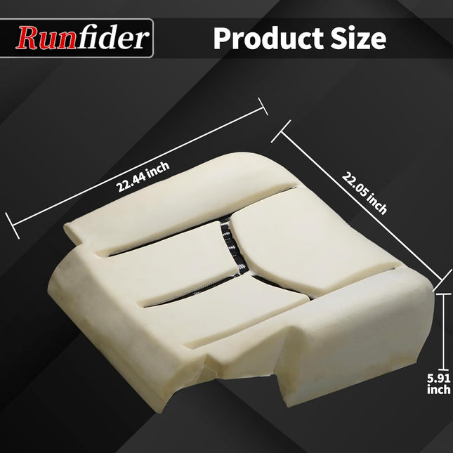 Runfider Driver Side Bottom Replacement Seat Foam Cushion Seat Foam Pad Compatib