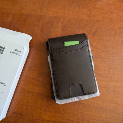 furid Genuine Leather Wallet for Men: RFID Slim Minimalist Wallets with Money Cl