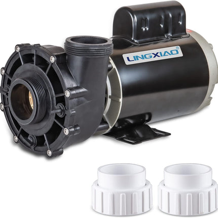 LINGXIAO LX 4HP 2-Speed Hot Tub Spa Pump, 220-240V, 2 Inch Ports