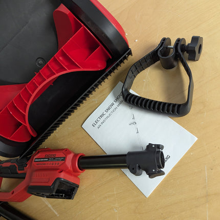 Electric Snow Shovel for Milwaukee M18 18V Battery, 11" Brushless Snow Blower wi