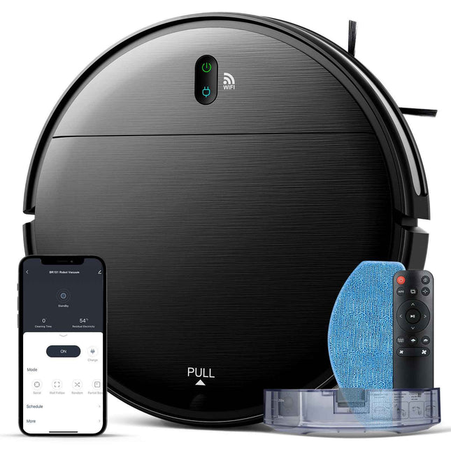 Robot Vacuums and Mop Combo, 2 in 1 Vacuum Robot Cleaner with Schedule, Strong S