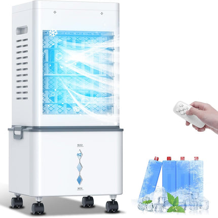 Portable Air Conditioner, Windowless Air Conditioner with 6 Speeds 2 Modes, 12L