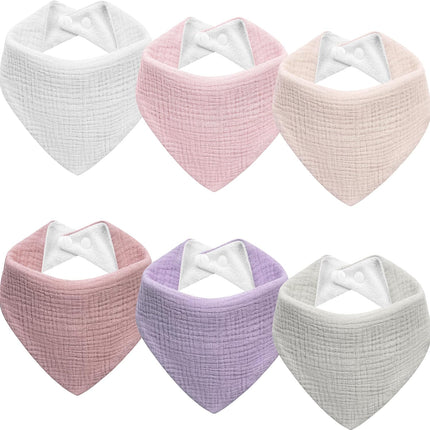 Muslin Baby Bibs Baby Drool Bandana Bibs for Baby Girls Boys Infant Newborn Todd