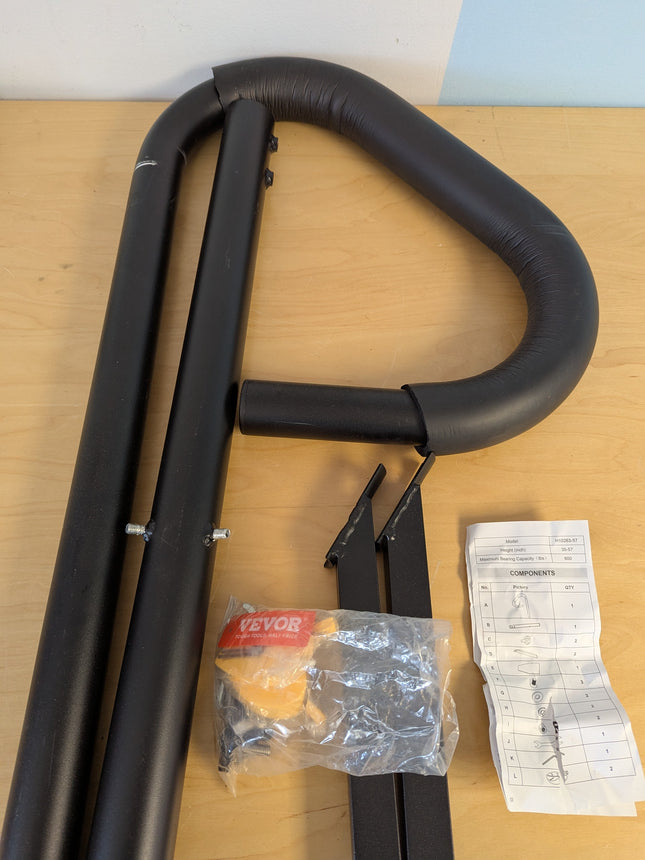 VEVOR Hot Tub Handrail, 360 Rotatable Spa Side Handrail with 35"-57" Adjustable