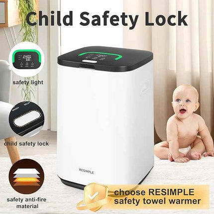 2025 Upgraded Towel Warmer for Bathroom, 23L Large Hot Towel Warmers Bucket with LED Display, 3 Heating Modes, Up to 24 Hour Delay, Luxury Towel Heater for Oversize Bathrobes Blankets - Black https://a.co/d/0b4h1kl1