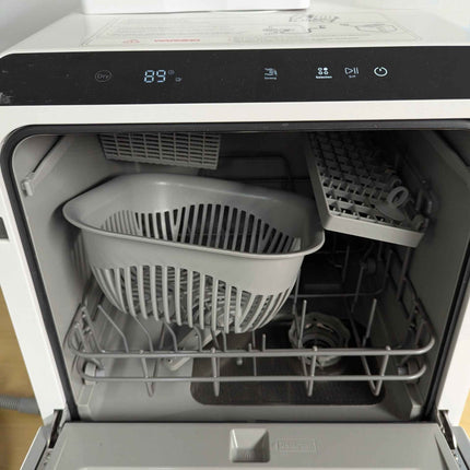 Hermitlux Countertop Dishwasher, 5 Washing Programs Portable Dishwasher With 5-L
