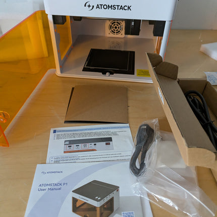 (Only 5w) ATOMSTACK P1 Dual Laser Engraver, 5W Diode, Enclosed Laser Engraving M