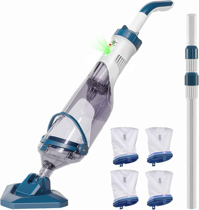 Enhulk Pool Vacuum for Above Ground Pool with Powerful Suction up to 18.5 gallon