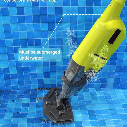 Cordless Handheld Pool Vacuum with 69" Telescopic Pole, Rechargeable Pool Cleane