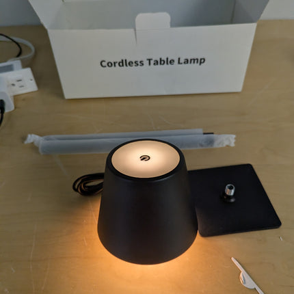 Rechargeable Table Lamps, Cordless Lamp with 6000mAh Battery Operated, Portable