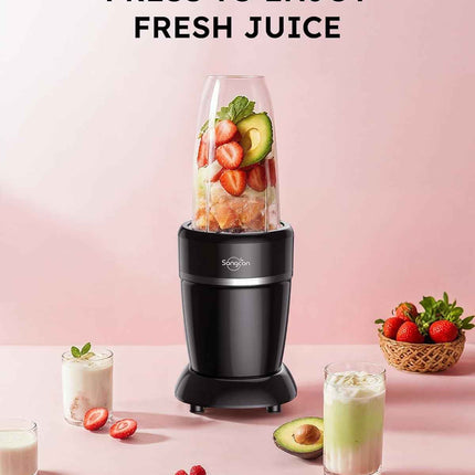 Sangcon 1000W Smoothie Blender for Kitchen, Blenders for Smoothies with (3) Cups