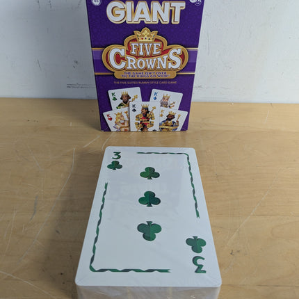 Five Crowns GIANT Rummy Style Jumbo Card Game for Kids, Family Game Night | Uniq