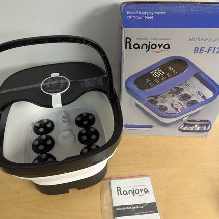 Snailax Foot Spa Bath Massager with Heat & Remote Control, Shiatsu Massage Rolle