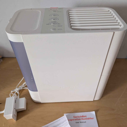 SwitchBot Evaporative Humidifier for Bedroom 4.5L, No Mist No White Dust, 750ml/