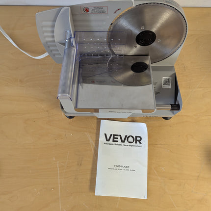 VEVOR 7.5 inch Electric Meat Slicer, 200W Deli Slicer with SUS420 Stainless Steel Blade, 0-0.6 in Adjustable Thickness