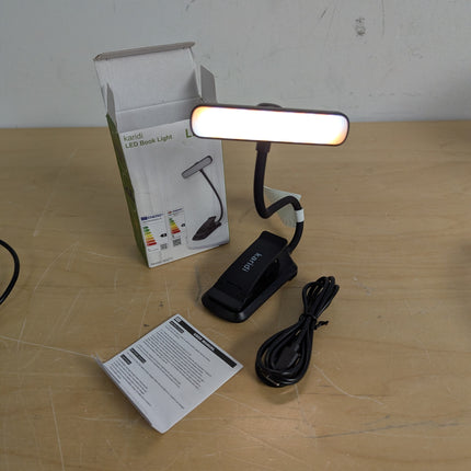 24 Led Rechargeable Book Light for Reading in Bed-Eye Caring 3 Color Temperature
