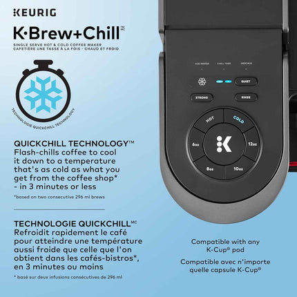 K-Brew+Chill, Single Serve Hot & Cold K-Cup Pod Coffee Maker