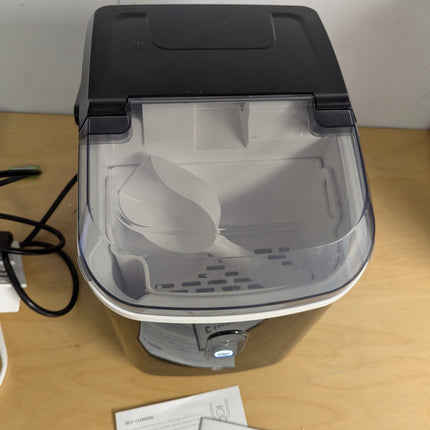 EASYERA Nugget Ice Maker Countertop, Pellet Crushed Chewble Ice Cubes, 33LBS/24H