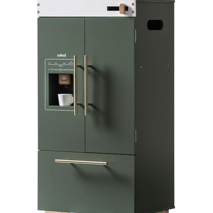 ROBUD Kids play kitchen - Vintage green refrigerator for kids Kitchen Playset