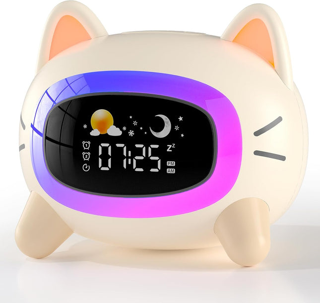 ANALOI Kids Alarm Clock Ok to Wake Alarm Clock for Kids, Toddlers Night Light Cl