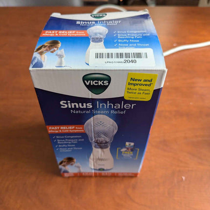 Vicks Sinus Inhaler, Plug-in Non-Medicated Steam Inhaler for Sinus Relief, Aller