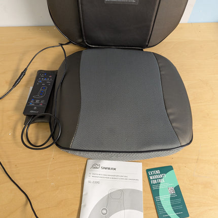 Snailax Shiatsu Neck & Back Massager with Heat, Full Back Kneading Shiatsu or Ro