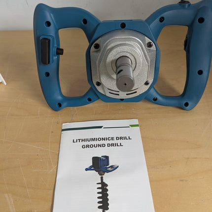 (Tool Only) fosa Cordless Electric Ice Auger / Post Hole Digger, 6 Speeds