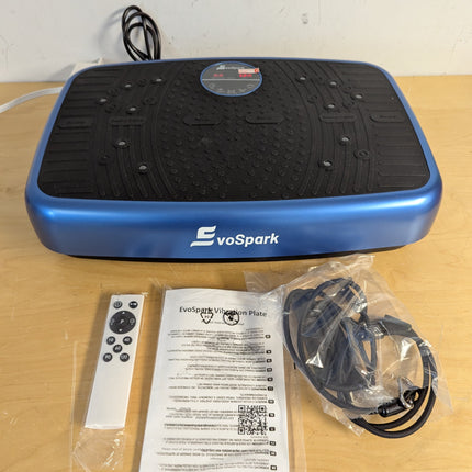 EvoSpark Vibration Plate Exercise Machine (2026) with Dual Motors, 120 Speeds, Remote & 450 lb Capacity