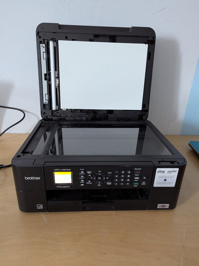 (No ink) Brother MFC-J485DW Color Inkjet All-In-One Inkjet Print, Copy, Scan, Fa