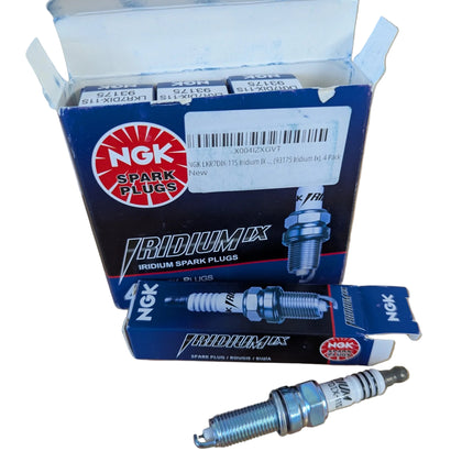 NGK LKR7DIX-11S Iridium IX Spark Plug (93175 Iridium Ix), 4 Pack