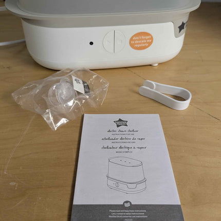 Tommee Tippee Supersteam Electric Steam Steriliser for Baby Bottles, Kills Virus