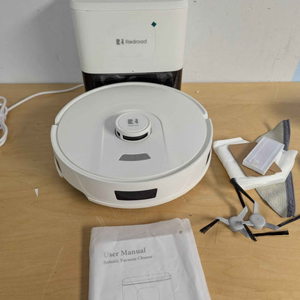 Redroad Robot Vacuum Cleaner 20,000Pa Robot Vacuum Mop,120 Day Self Emptying Vac