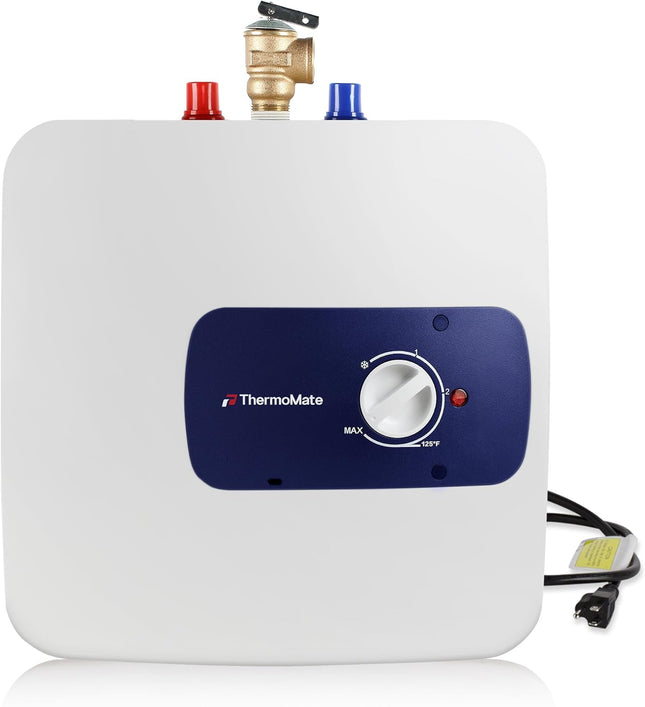 ThermoMate Mini Tank Water Heater Electric ES400, 4 Gallons Small Under Sink