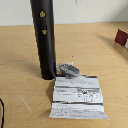 Limud Electric Wine Opener, Automatic Corkscrew with Foil Cutter, Wine Bottle Op
