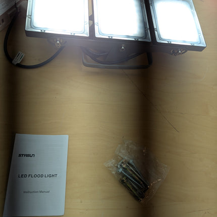 STASUN 300W LED Flood Light, Mini Series Outdoor Floodlight, 30000LM 6000K Dayli