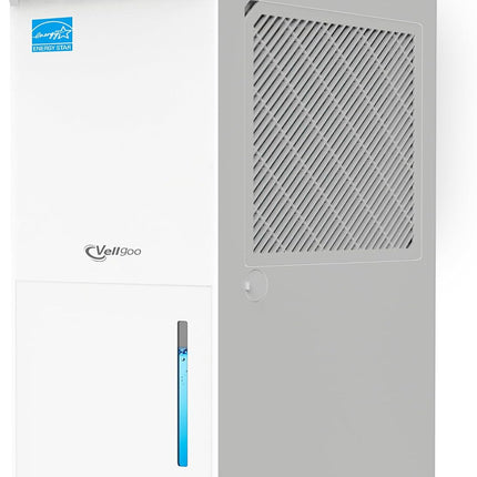 3000 Sq. Ft Energy Star Dehumidifiers for Basements,Vellgoo Max ep Pint/D Dehumi