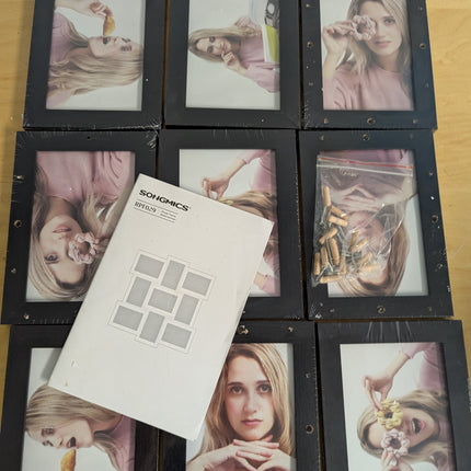 SONGMICS Picture Frame Collage for 9 Photos in 4x6, Picture Frames, Photo Frame