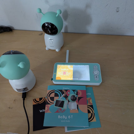 2K Boifun Baby Monitor WiFi, 360° Camera with Night Light & 5 Inch 3MP Display,
