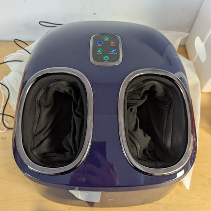 (Purple) Kainsati Shiatsu Foot Massager with Heat Feet Massager for Plantar Fasc
