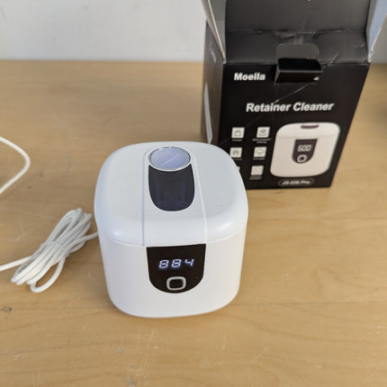 Ultrasonic Retainer Cleaner Machine, Upgraded 45kHz Ultrasonic Cleaner for Mouth