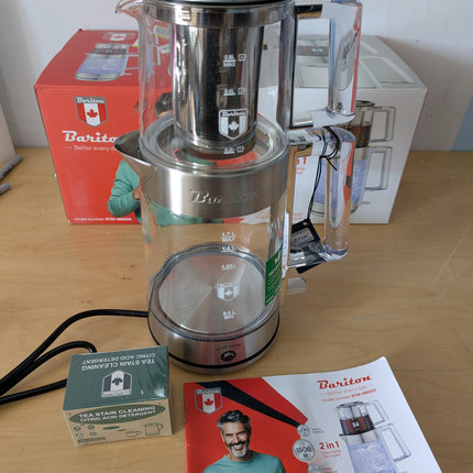 Bariton Glass Tea Maker – Model BTM-1882GS