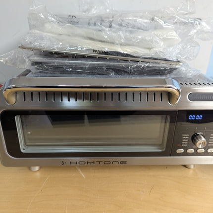 Homtone Pizza Oven Air Fryer Combo, 10-in-1 Electric Countertop Toaster Oven, 19