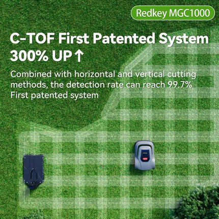 Redkey Robot Lawn Mower 10800 Sq Ft, Lawn Mower to 10K+ Sq Ft, Industrial-Grade