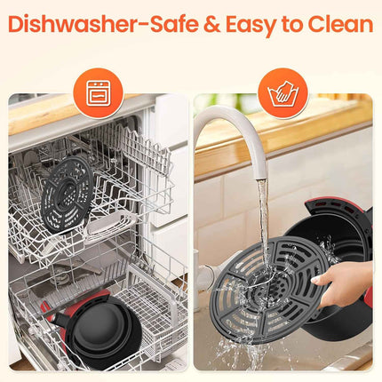 Small Compact Air Fryer, 2.1QT, 4-in-1 Small Mini Airfryer, Bake, Roast, Reheat,