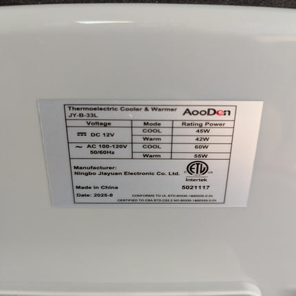 AooDen Electric Car Cooler and warmer 33L https://a.co/d/heebeYu